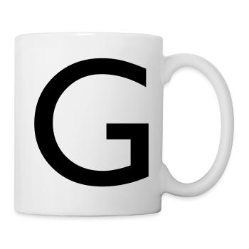 Capital G - Mug blanc - blanc - Droite