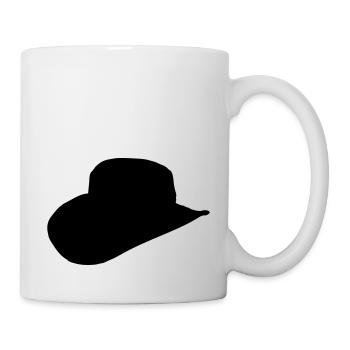 Hut - Tasse - Weiß - Rechts