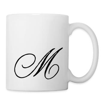 -M- - Tasse - Weiß - Rechts