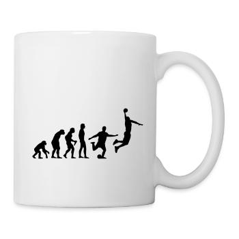 Basket-ball Evolution Basketball Basket - Mug blanc - blanc - Droite
