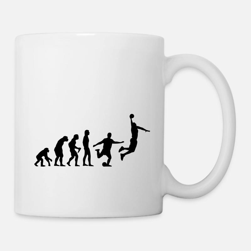Basket-ball Evolution Basketball Basket - Mug blanc - blanc