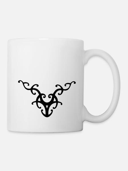 Polynésie-tribal - Mug blanc - blanc
