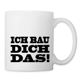Bauarbeiter - Tasse - Weiß - Rechts