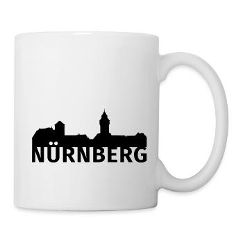 Nürnberg - Tasse - Weiß - Rechts