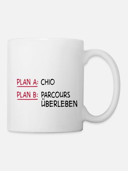 Springreiten - Tasse - Weiß