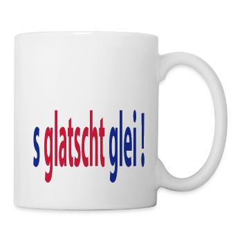 klatsch_gleich_orig - Mug blanc - blanc - Droite