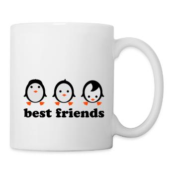 best friends - Tasse - Weiß - Rechts