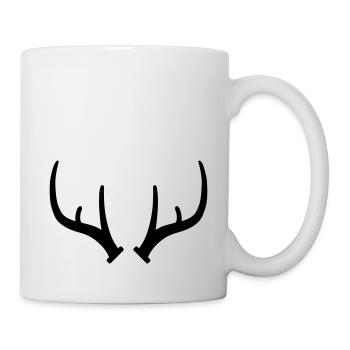 Geweih - - Tasse - Weiß - Rechts