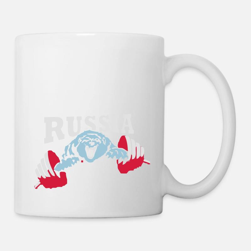 Russia Bear - Tasse - Weiß