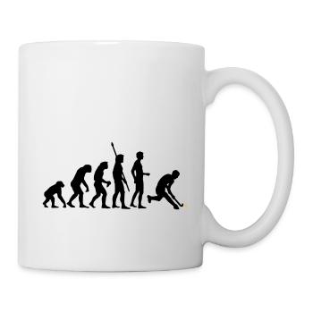evolution_herren_hockey_2c - Mug blanc - blanc - Droite