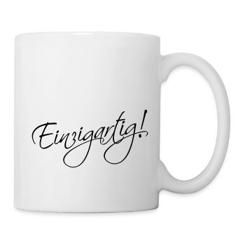 Einzigartig - Tasse - Weiß - Rechts