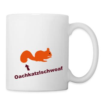Oachkatzlschwoaf squirrels - Mug - white - Right