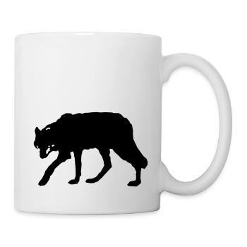 wolf_2 - Tasse - Weiß - Rechts