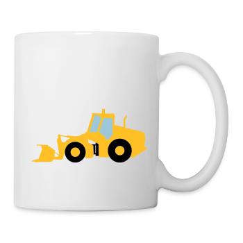 Radlader - Tasse - Weiß - Rechts