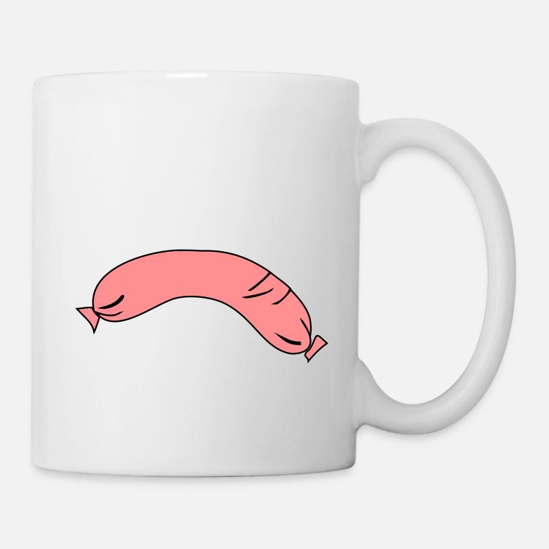 wurst - Tasse - Weiß