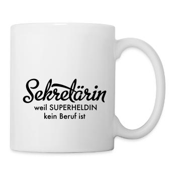 Sekretärin - Tasse - Weiß - Rechts