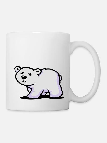 Eisbär - Tasse - Weiß