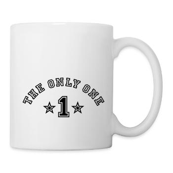 The Only One Collegestyle - with Nr. 1 - Tasse - Weiß - Rechts