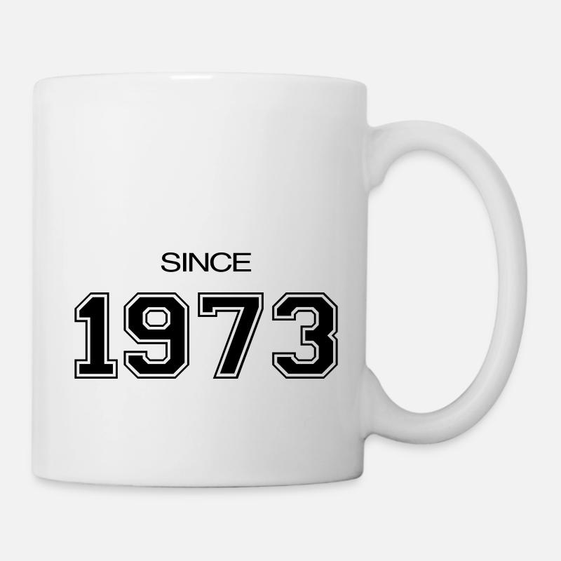 Geburtstagsgeschenk 1973 - Tasse - Weiß