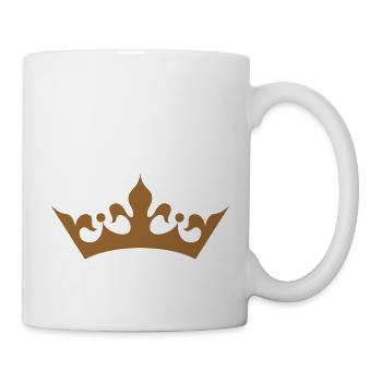 FR - Couronne - Mug blanc - blanc - Droite