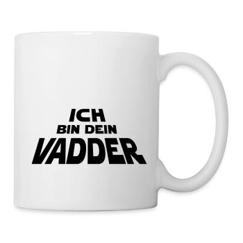 Ich bin dein Vadder - Tasse - Weiß - Rechts