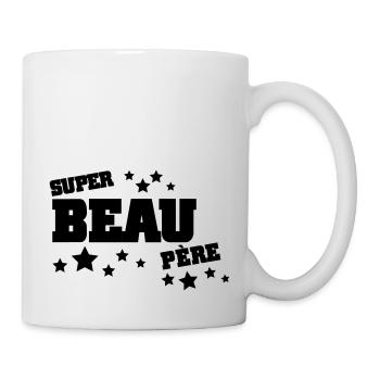 super beau père (v.2) - Mug blanc - blanc - Droite