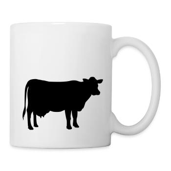 cow animal - Mug - white - Right