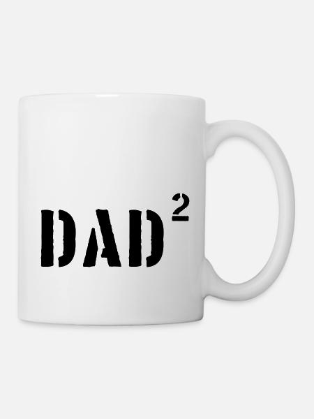 DAD -2 - Tasse - Weiß