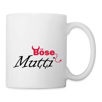 böse Mutti - Tasse - Weiß - Rechts