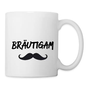 Bräutigam Crew Moustaches - Tasse - Weiß - Rechts