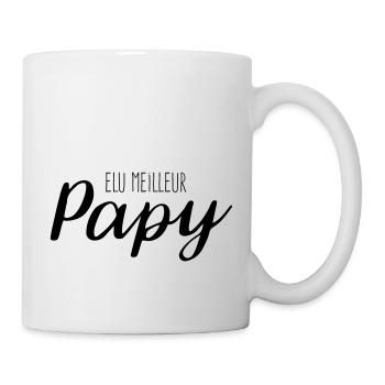 Elu meilleur papy - Mug blanc - blanc - Droite