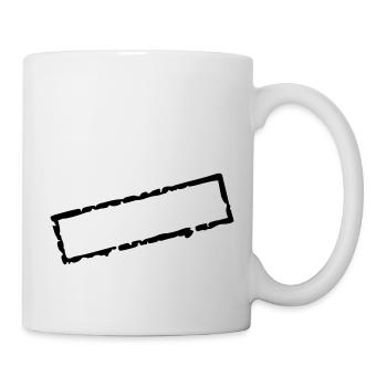 stamp_I_vec_1 de - Tasse - Weiß - Rechts
