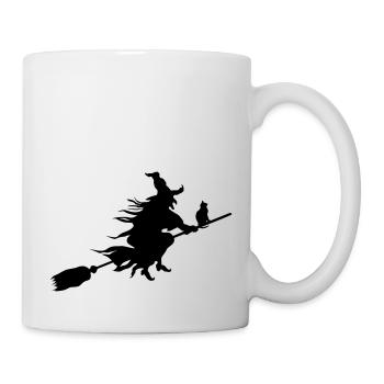 Hexe - Tasse - Weiß - Rechts
