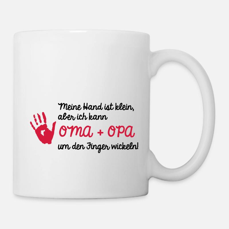 Oma+Opa_v2 - Tasse - Weiß