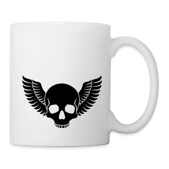 Skull Wings - Mug - white - Right