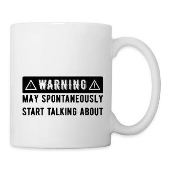 warning - Tasse - Weiß - Rechts