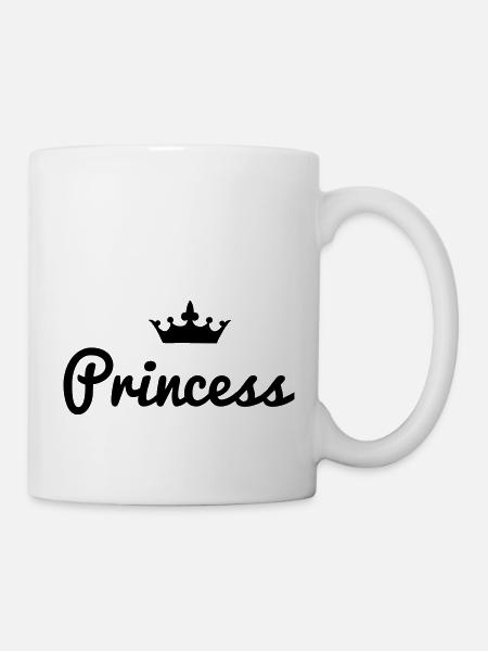 Princess Crown - Tasse - Weiß
