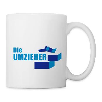 Umzugsteam "Die Umzieher" - Tasse - Weiß - Rechts