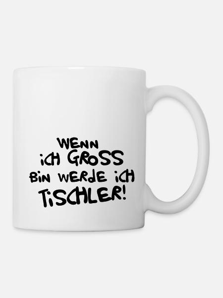 Ich werde Tischler - Tasse - Weiß