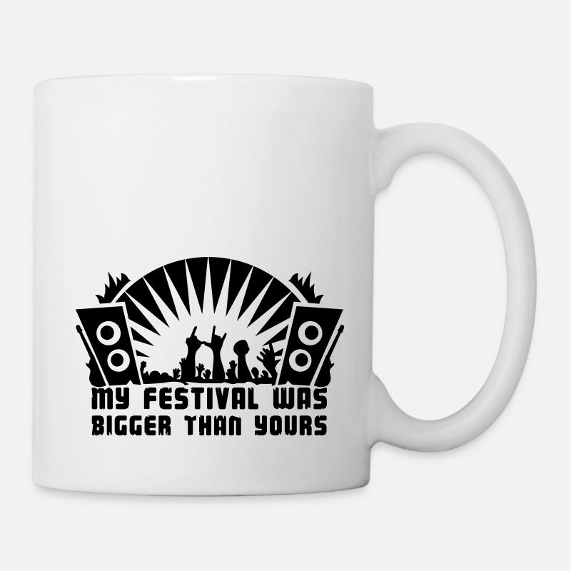 Festivals - Musique / Rock / Classique - Mug blanc - blanc