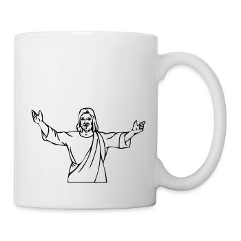 Jesus - Tasse - Weiß - Rechts