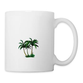 palms - Tasse - Weiß - Rechts
