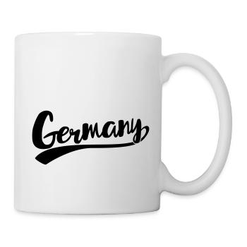 germany - deutschland Schriftzug - Tasse - Weiß - Rechts