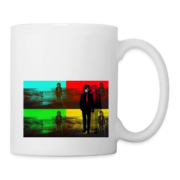 beach pop art - Tasse - Weiß - Rechts
