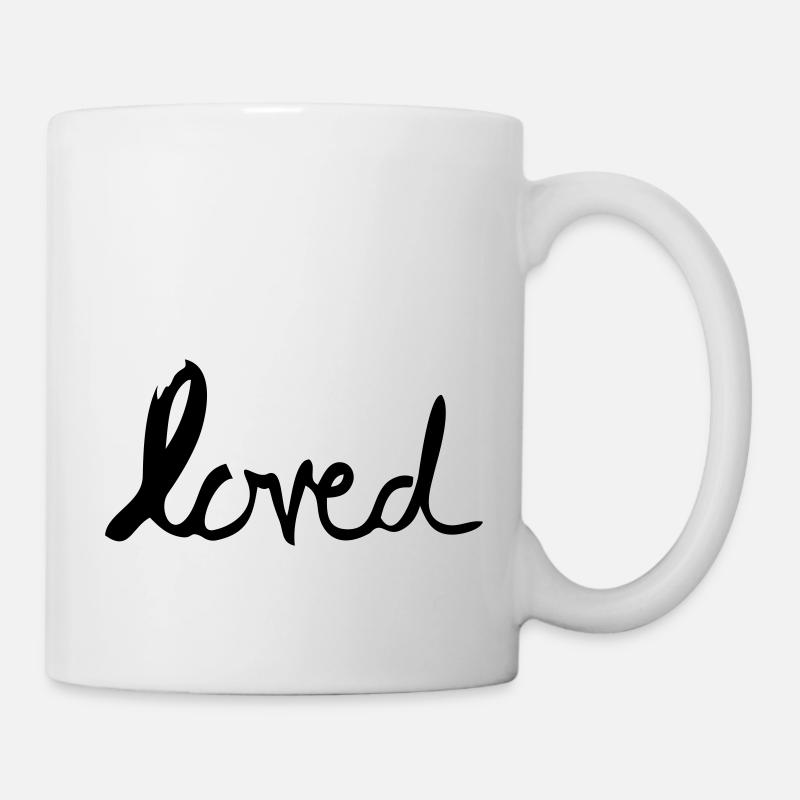 loved - Tasse - Weiß