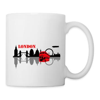 london skyline - Tasse - Weiß - Rechts