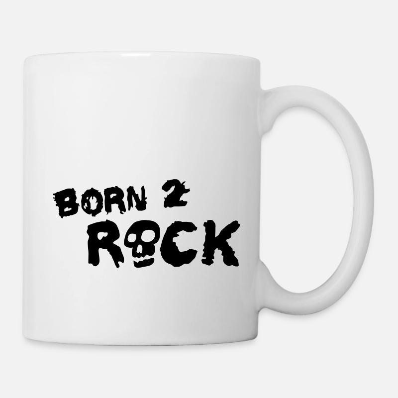 born_2_rock_1c - Mug - white