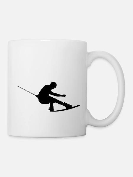wakeboarder_10 - Mug blanc - blanc