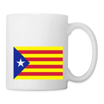 Catalunya Flag - Mug blanc - blanc - Droite