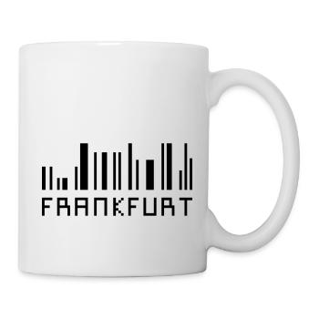 Frankfurt skyline Barcode - Hessen - Mug - white - Right